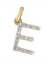 14 Karat Diamond Gold Initial Pendants
